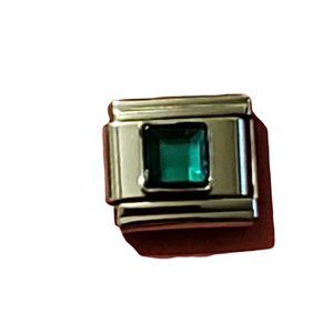 May Square 9mm charm for Italian Charm Bracelet